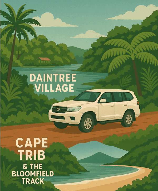 Private 4WD Day Charter: Cairns to Daintree Village, Cape Trib & the Bloomfield Track