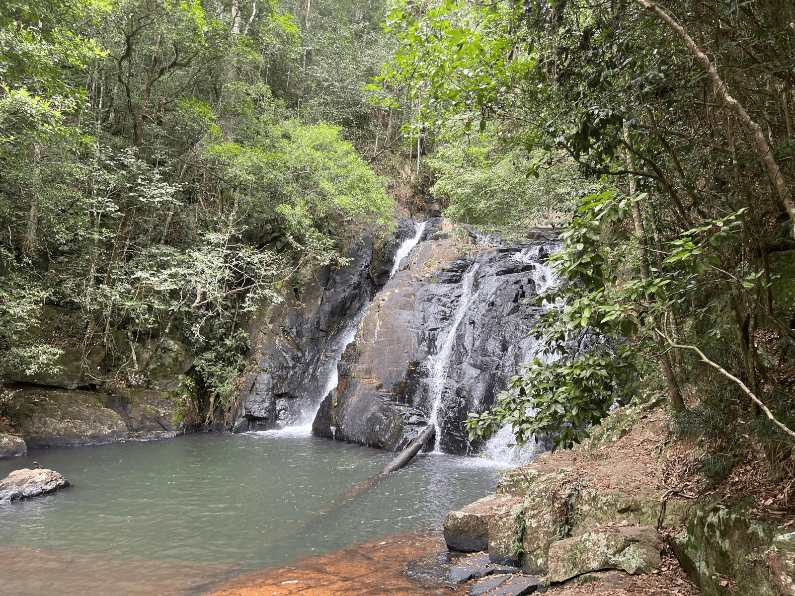 Mount Hypipamee crater and surrounding rainforest